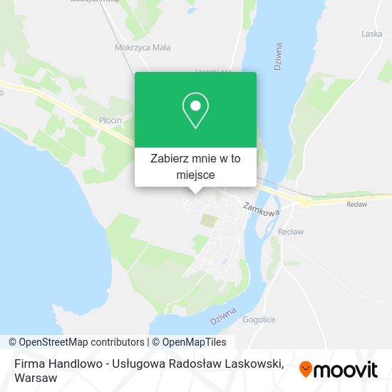 Mapa Firma Handlowo - Usługowa Radosław Laskowski