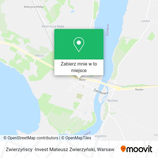 Mapa Zwierzyńscy -Invest Mateusz Zwierzyński