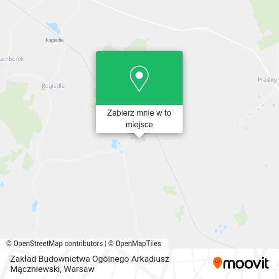 Mapa Zakład Budownictwa Ogólnego Arkadiusz Mączniewski
