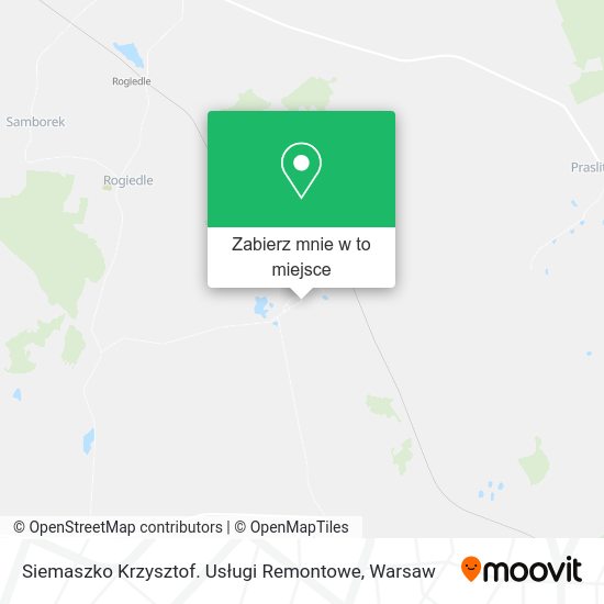 Mapa Siemaszko Krzysztof. Usługi Remontowe