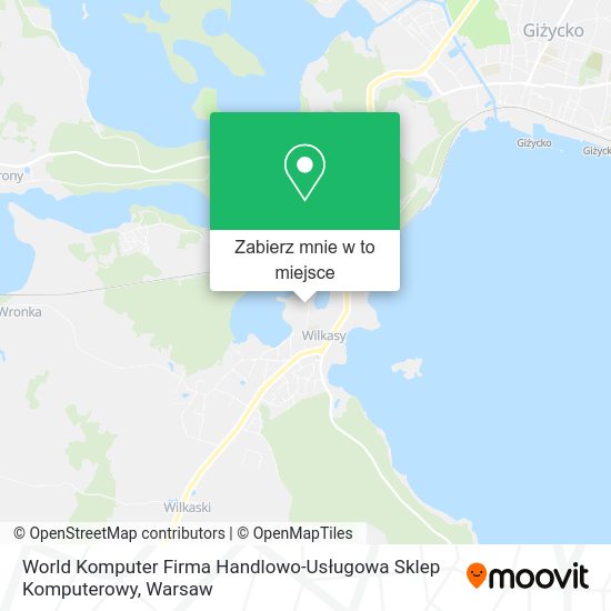 Mapa World Komputer Firma Handlowo-Usługowa Sklep Komputerowy