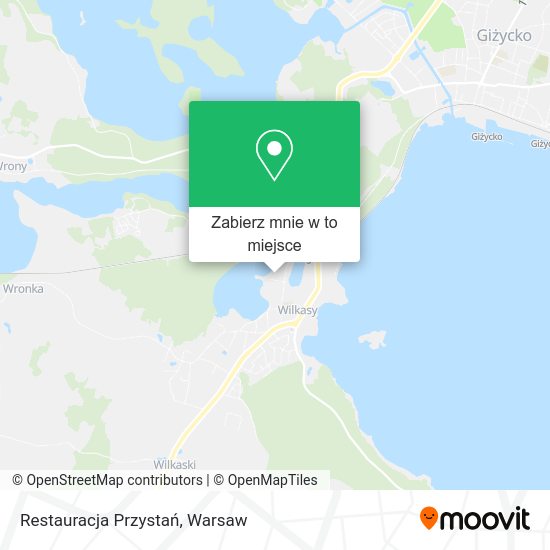 Mapa Restauracja Przystań