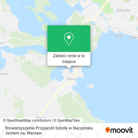 Mapa Stowarzyszenie Przyjaciół Szkoły w Nacpolsku Jestem za