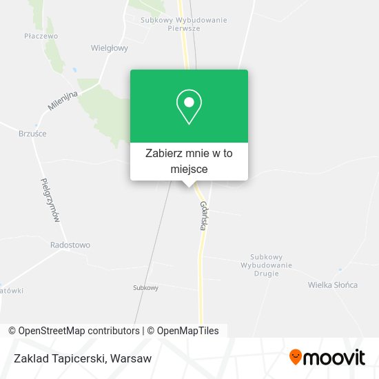 Mapa Zaklad Tapicerski