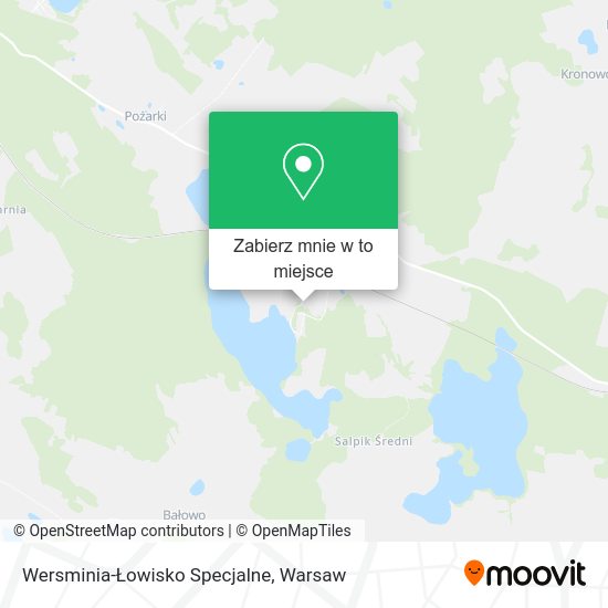 Mapa Wersminia-Łowisko Specjalne