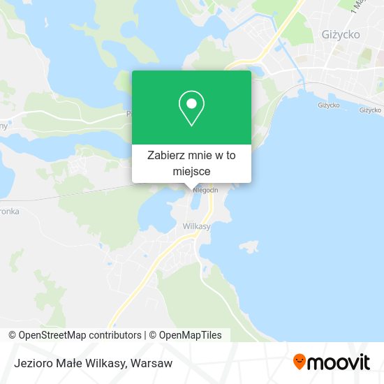 Mapa Jezioro Małe Wilkasy