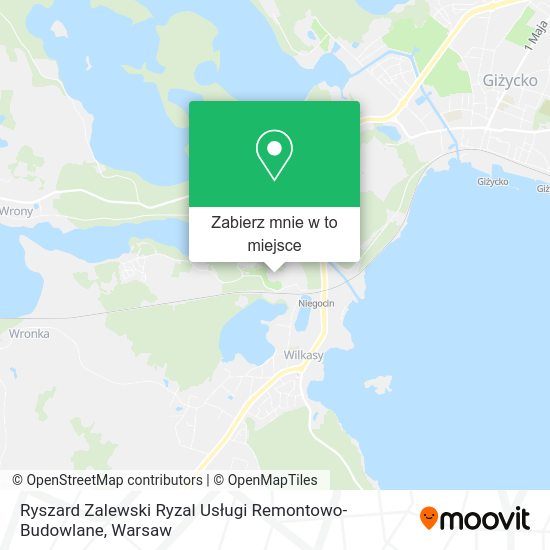 Mapa Ryszard Zalewski Ryzal Usługi Remontowo-Budowlane