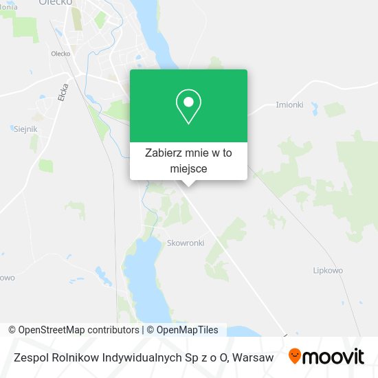 Mapa Zespol Rolnikow Indywidualnych Sp z o O