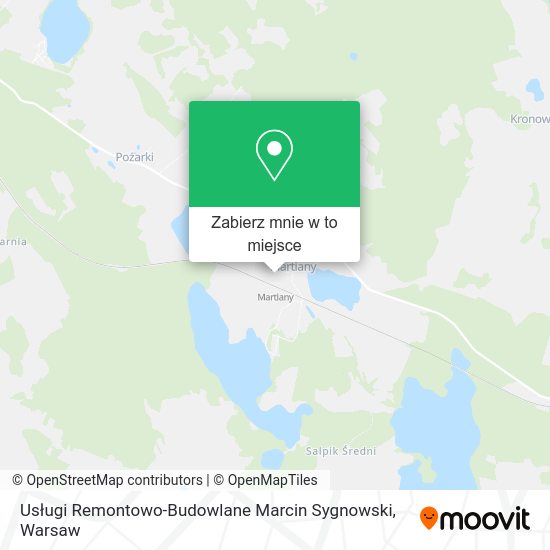 Mapa Usługi Remontowo-Budowlane Marcin Sygnowski