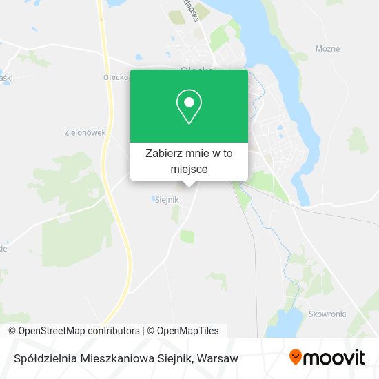 Mapa Spółdzielnia Mieszkaniowa Siejnik