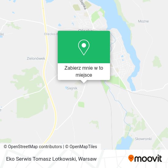 Mapa Eko Serwis Tomasz Lotkowski