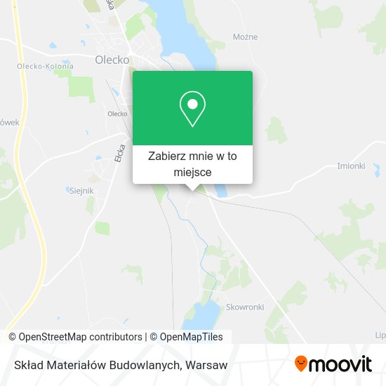 Mapa Skład Materiałów Budowlanych