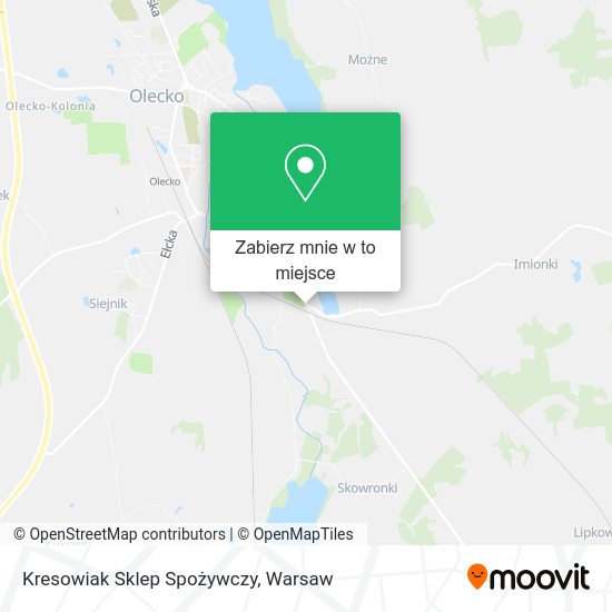 Mapa Kresowiak Sklep Spożywczy