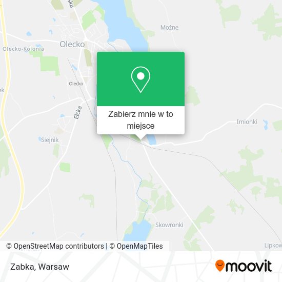 Mapa Zabka