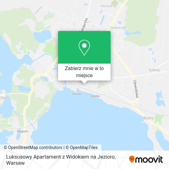 Mapa Luksusowy Apartament z Widokiem na Jezioro