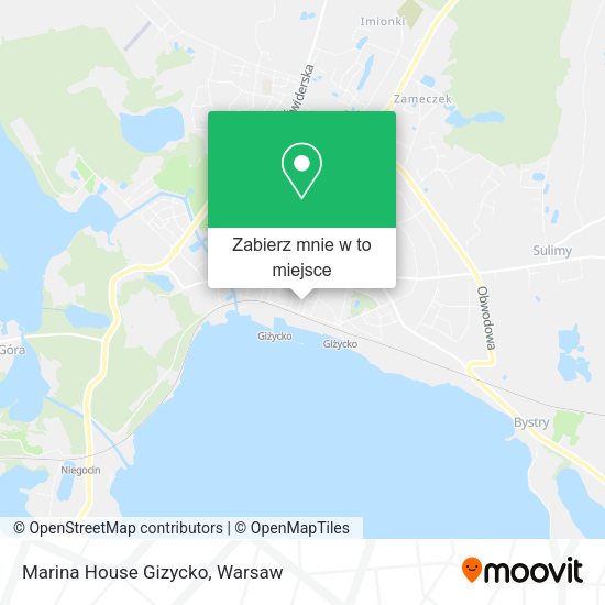 Mapa Marina House Gizycko