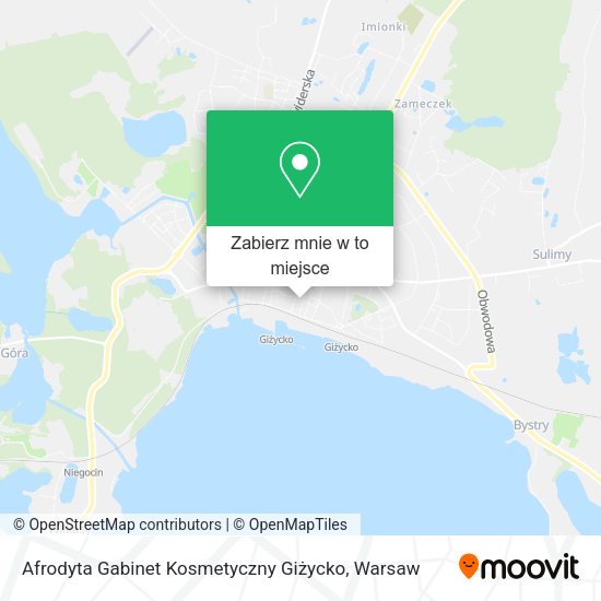 Mapa Afrodyta Gabinet Kosmetyczny Giżycko