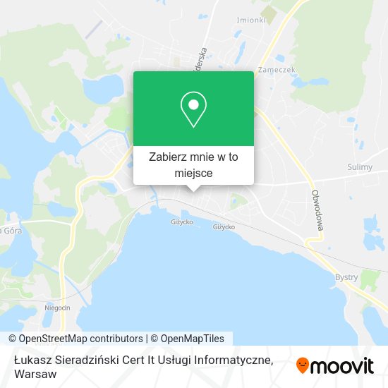 Mapa Łukasz Sieradziński Cert It Usługi Informatyczne