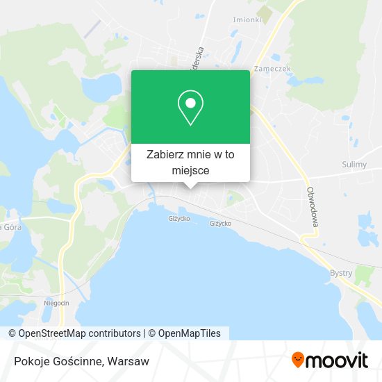 Mapa Pokoje Gościnne