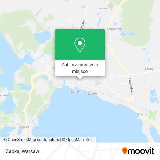 Mapa Zabka