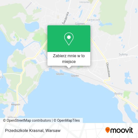 Mapa Przedszkole Krasnal