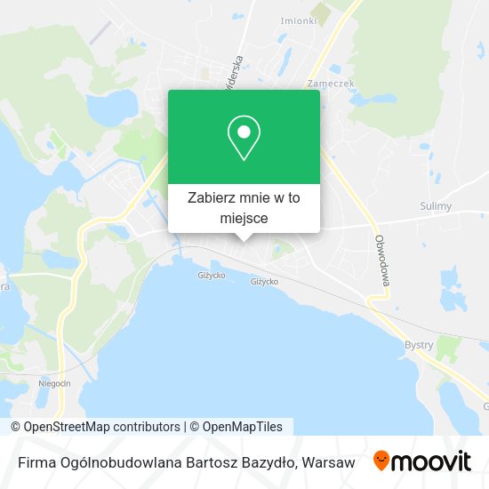 Mapa Firma Ogólnobudowlana Bartosz Bazydło