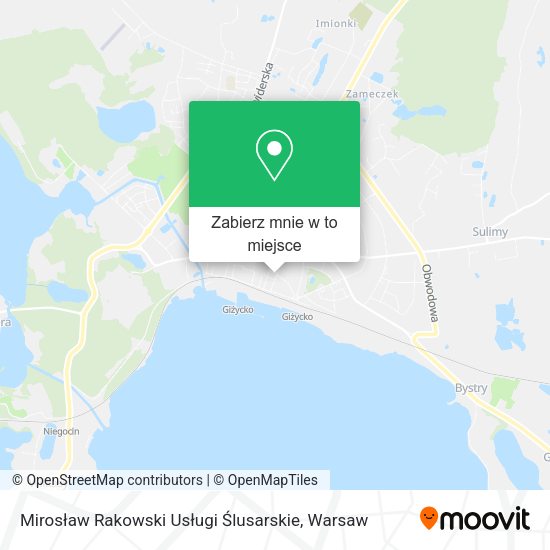 Mapa Mirosław Rakowski Usługi Ślusarskie