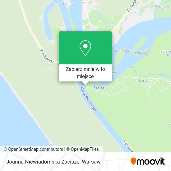 Mapa Joanna Niewiadomska Zacisze