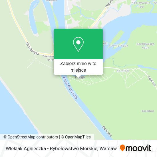 Mapa Wleklak Agnieszka - Rybołówstwo Morskie