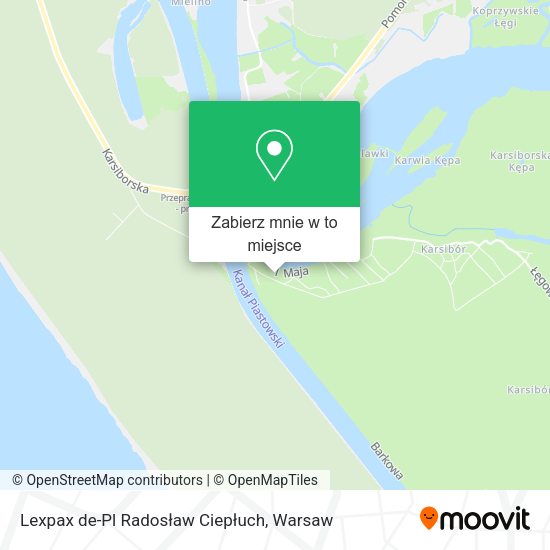 Mapa Lexpax de-Pl Radosław Ciepłuch