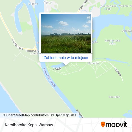 Mapa Karsiborska Kępa