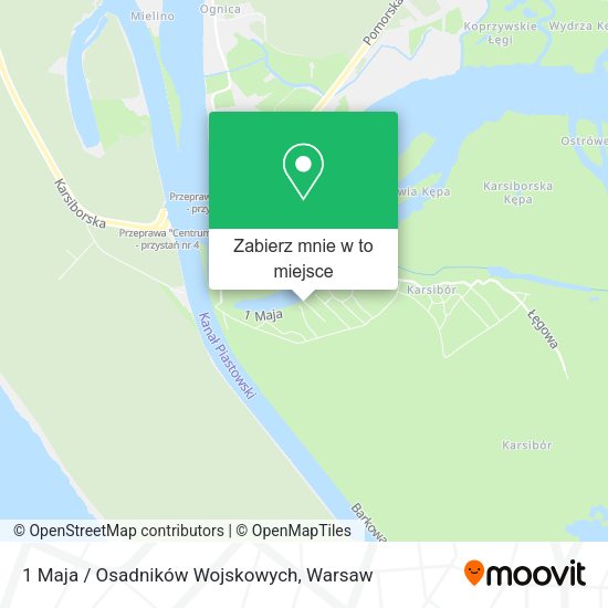 Mapa 1 Maja / Osadników Wojskowych