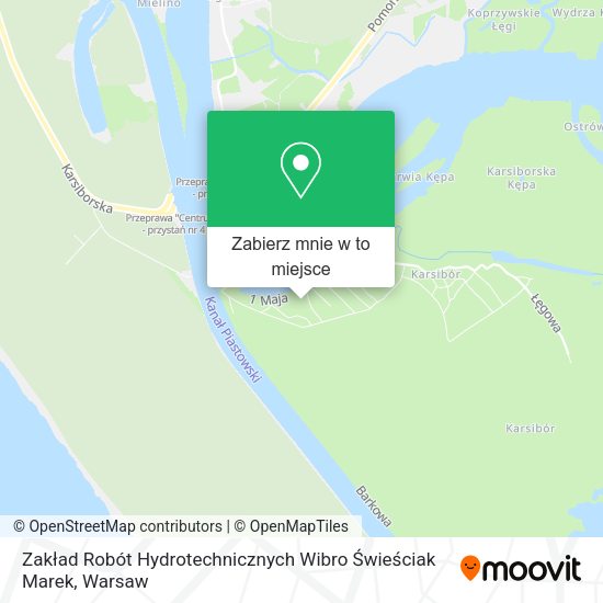 Mapa Zakład Robót Hydrotechnicznych Wibro Świeściak Marek