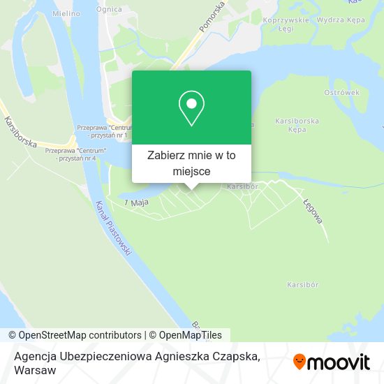 Mapa Agencja Ubezpieczeniowa Agnieszka Czapska