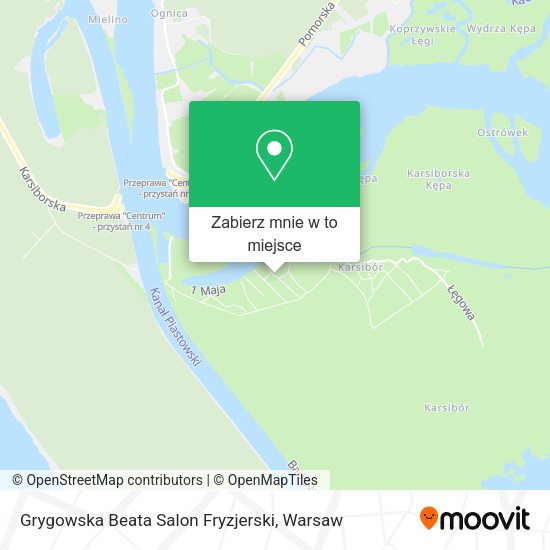 Mapa Grygowska Beata Salon Fryzjerski