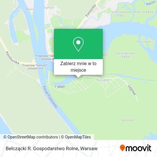 Mapa Bełczącki R. Gospodarstwo Rolne