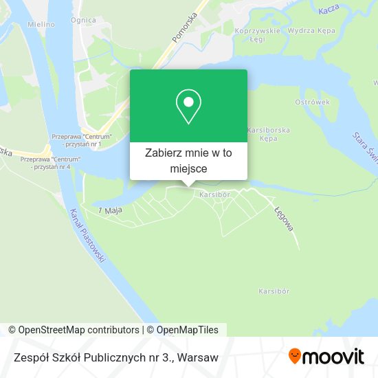 Mapa Zespół Szkół Publicznych nr 3.