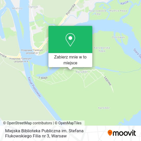 Mapa Miejska Biblioteka Publiczna im. Stefana Flukowskiego Filia nr 3