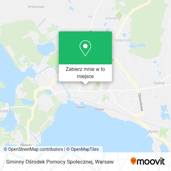 Mapa Gminny Ośrodek Pomocy Społecznej