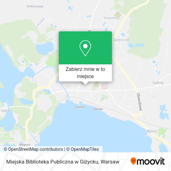 Mapa Miejska Biblioteka Publiczna w Giżycku