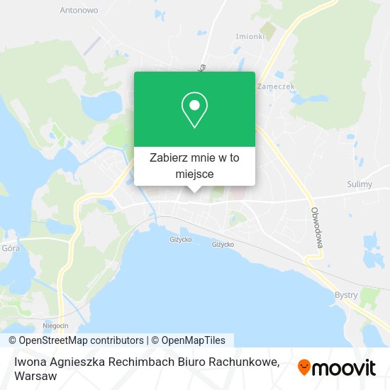 Mapa Iwona Agnieszka Rechimbach Biuro Rachunkowe