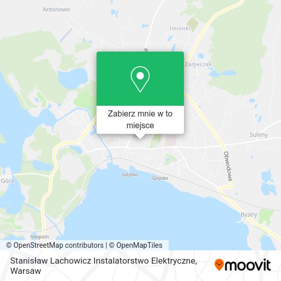 Mapa Stanisław Lachowicz Instalatorstwo Elektryczne