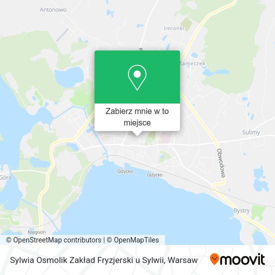 Mapa Sylwia Osmolik Zakład Fryzjerski u Sylwii