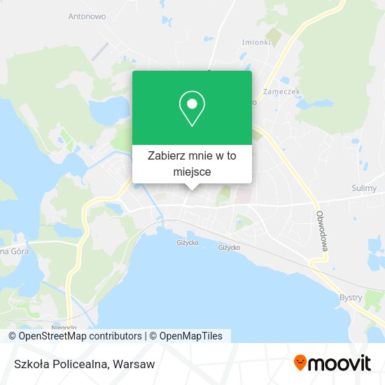 Mapa Szkoła Policealna