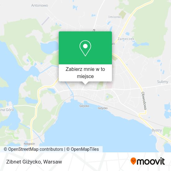 Mapa Zibnet Giżycko