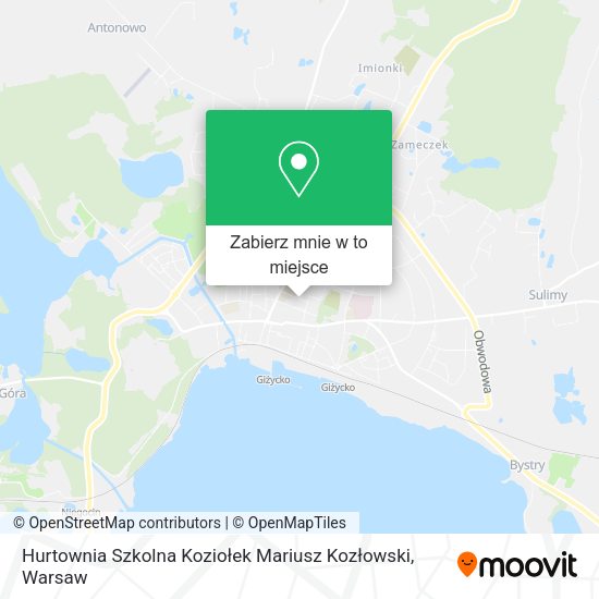 Mapa Hurtownia Szkolna Koziołek Mariusz Kozłowski