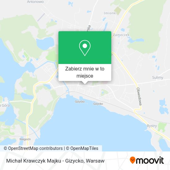 Mapa Michał Krawczyk Majku - Gizycko