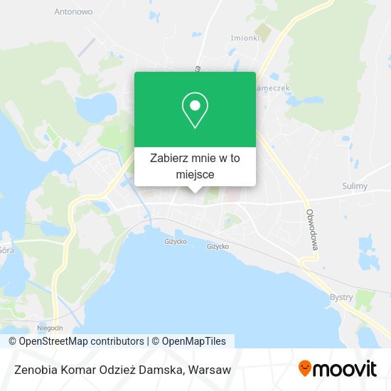 Mapa Zenobia Komar Odzież Damska