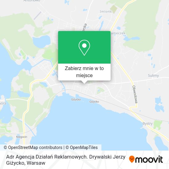 Mapa Adr Agencja Działań Reklamowych. Drywalski Jerzy Giżycko