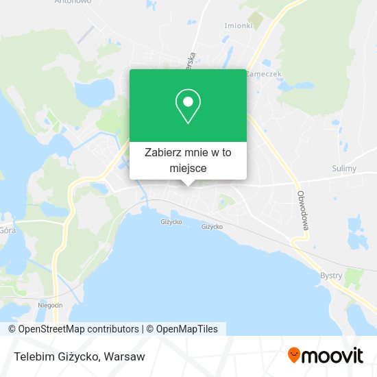 Mapa Telebim Giżycko